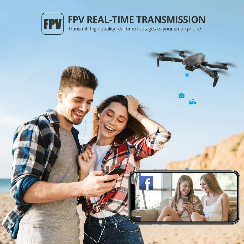 2026 V13 RC Drone | 6K HD Dual Camera, WiFi FPV, Foldable Quadcopter, 2 Batteries