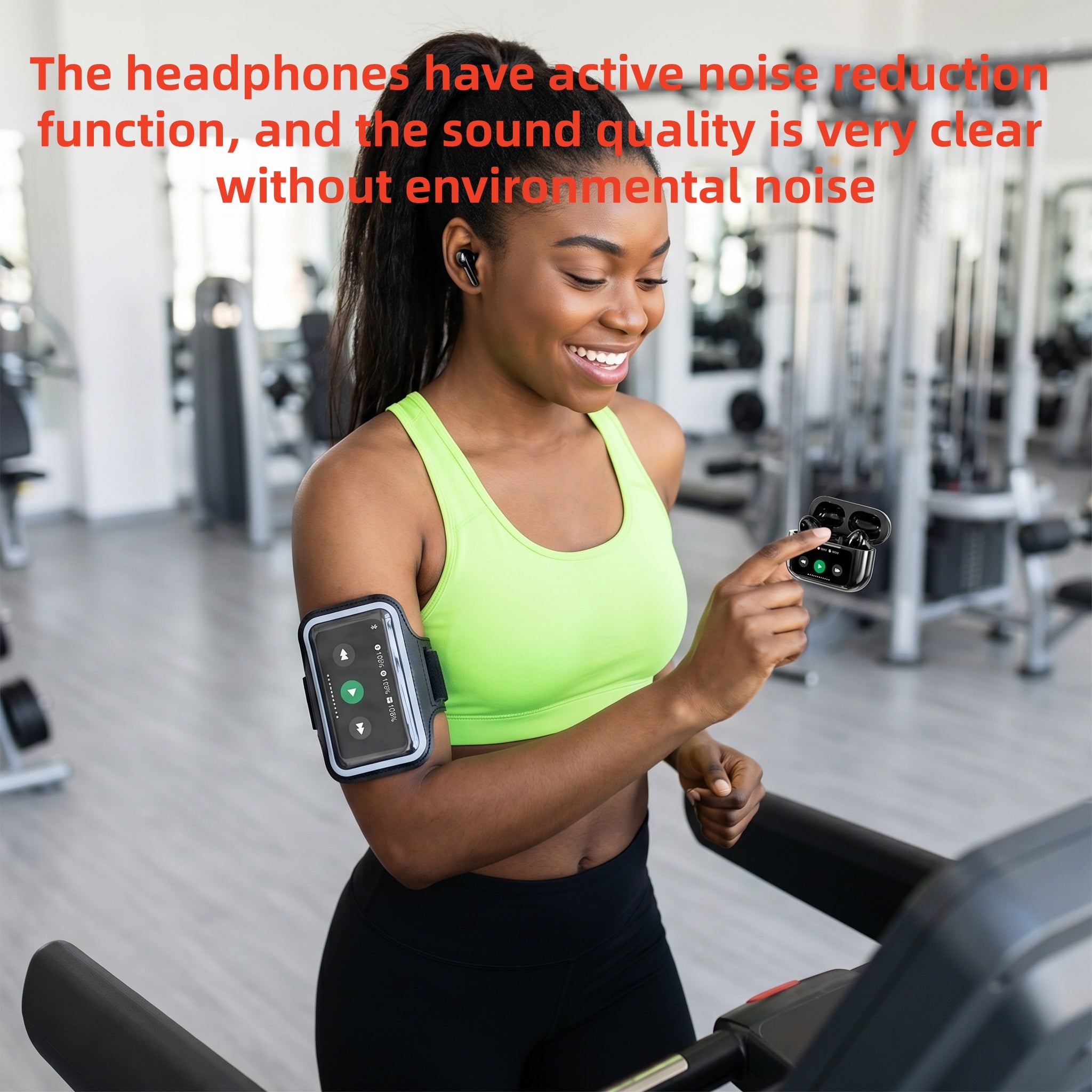 AI Real-Time Translation Earbuds | LED Display, Long Range, Active Noise Cancelling, IPX7