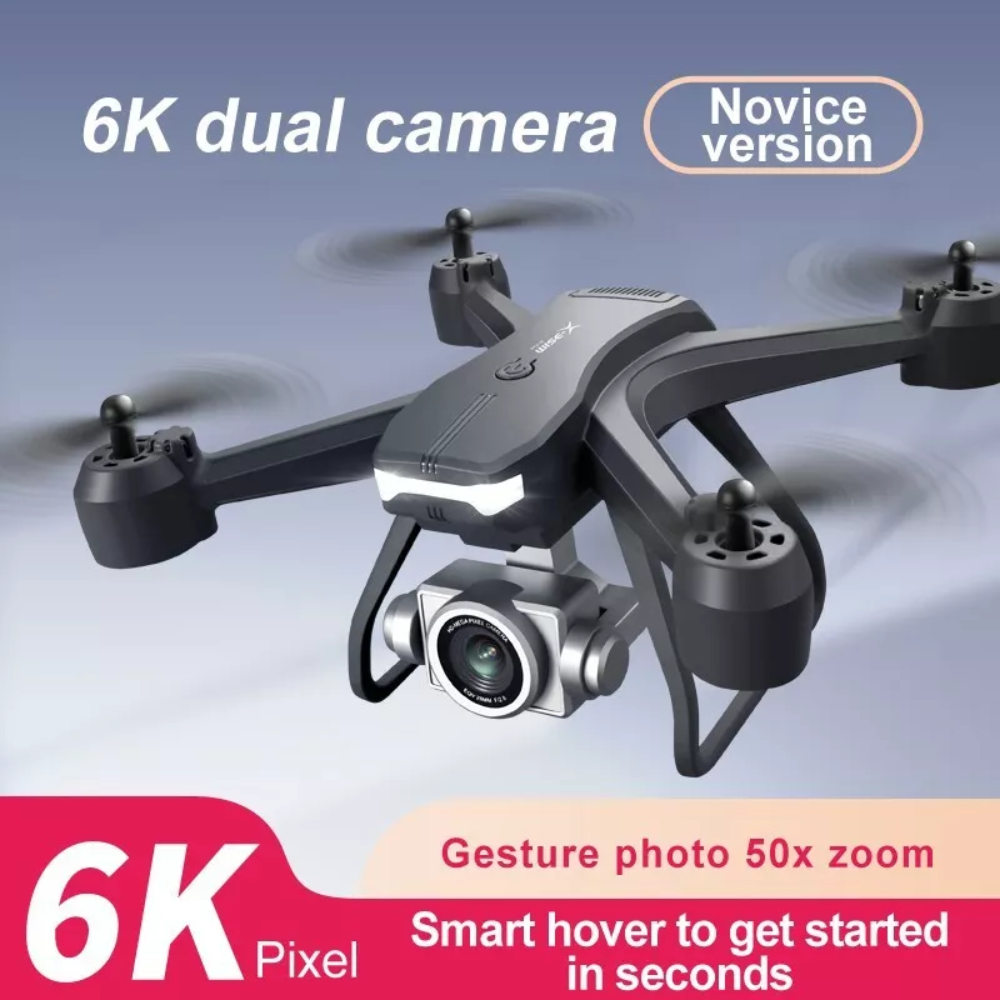 2026 V14 Professional Drone | 6K HD Dual Camera, WiFi FPV, Portable RC Quadcopter, 2 Batteries