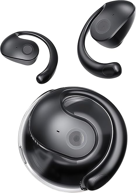 Open Ear Wireless Earbuds | Bluetooth 5.0, Touch Control, Active Noise Reduction