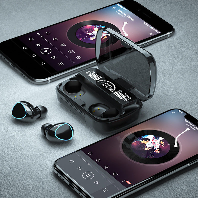 TWS Wireless Earbuds | LED Display Charging Case, Touch Control, Deep Bass