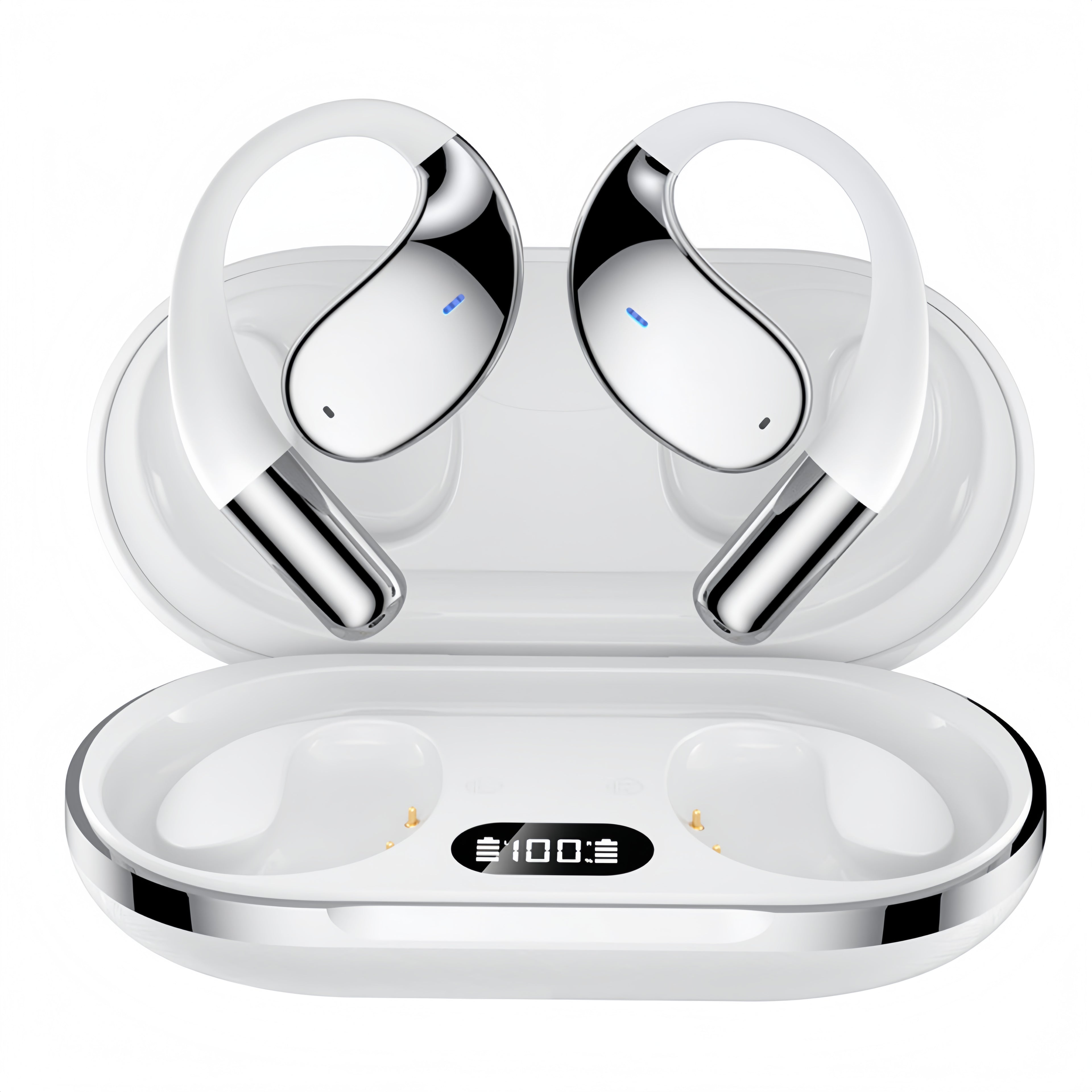 AI Real-Time Translation Earbuds | 80-Hour Battery, Deep Bass, IPX7 Waterproof