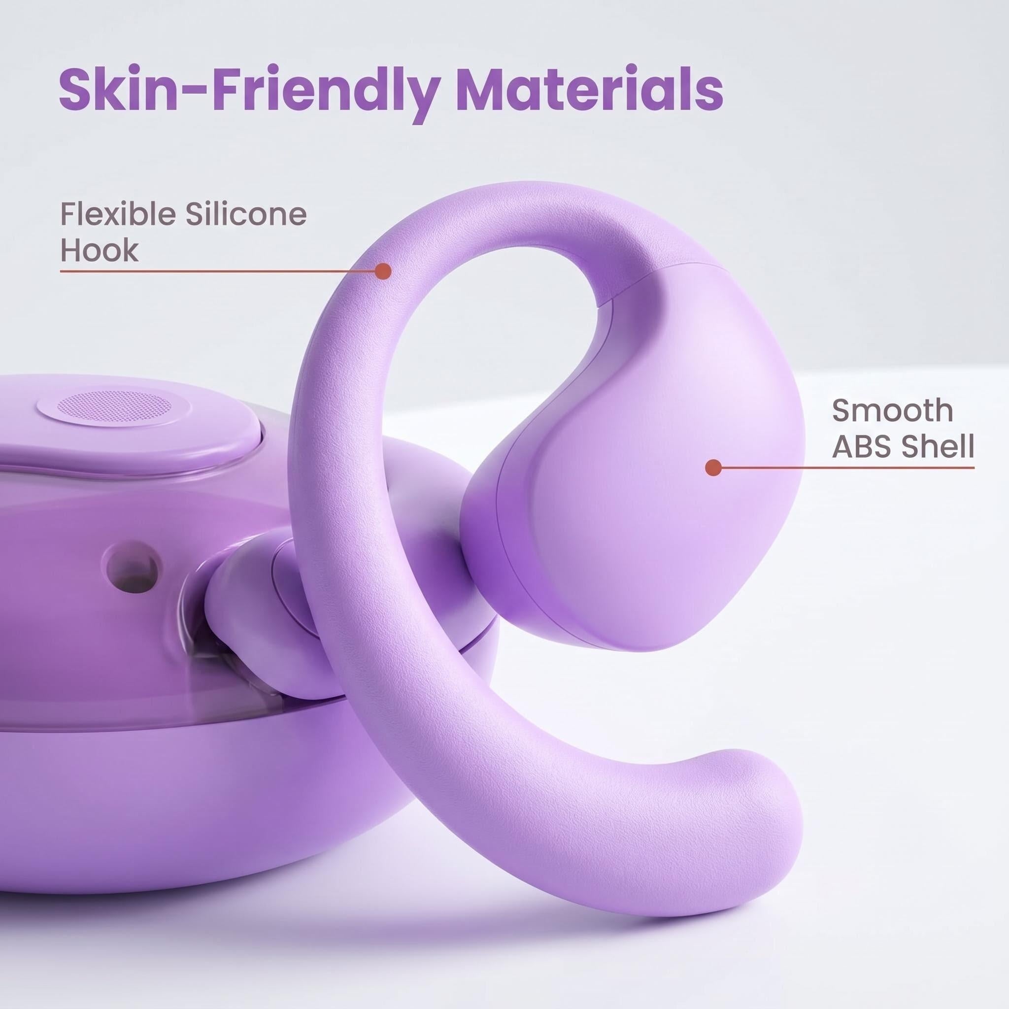Open Ear Wireless Earbuds | Bluetooth 5.0, Touch Control, Active Noise Reduction